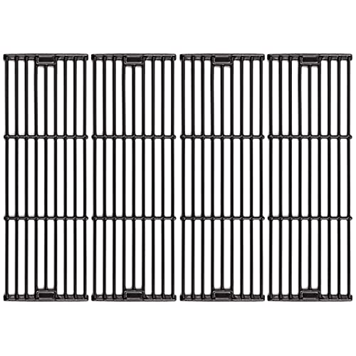 UikJOY Cast Iron Grill Grate Replacement Part for Chargriller 5050 2121 3001 3008 3030 3072 3232 3725 4000 4008 4208 Gas Grill, Grill Cooking Grid Grates for Char Griller (19 3/4" x 6 3/4" Each) - Grill Parts America