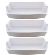 Kitchen Basics 101: 3-Pack Door Shelf Bins 2187172 Replacement for Frigidaire Whirlpool Kenmore Refrigerator PS328468 - Grill Parts America