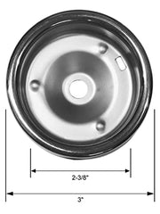 Weber 66049 Genesis II / Genesis II LX Gas Grill Replacement Thermometer Bezel - Grill Parts America