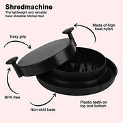 Chicken Shredder, Alternative to Bear Claws Meat Shredder, Meat Shredding Tool with Handles and Non-Skid Base Suitable for Pulled Pork, Beef and Chicken (Gray) - Grill Parts America