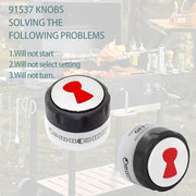 luclyyasys Upgraded 91537 Main Burner Gas Grill Control Knob (OEM) for S-420/450/620/640/650 E-420/450/620/650 Compatible with Weber Summit 420/620 Series Gas Grills 2012 and Later 10-Year QA - Grill Parts America