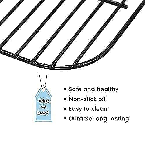 Hisencn Bundle of Grill Kits for DynaGlo DGC310CNP-D, DGC310RNP-D, DGC310BNP-D, Porcelain Steel Heat Plate and Cooking Grid for Dyna-Glo 3-Burner Propane Gas Grill - Grill Parts America