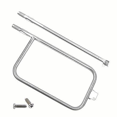 Derurizy 65032 Grill Burner Tube for Weber Q300 Q320 Q3000 Q3200 404341 57060001 586002 Gas Grills, Replacement Parts for Weber Q3 Series Replaces 60036, 80385, Stainless Steel - Grill Parts America