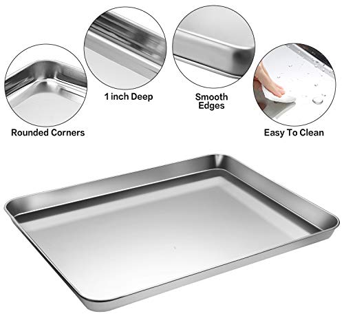 M MCIRCO Baking Sheet Tray Cooling Rack with Baking Mat - Thumbnail 4