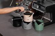 IKAPE Espresso Knock Box, Premium Coffee Knock Box, Space-Saving Coffee Dump Bin With Removable Knock Bar, and Non-Slip Base for Espresso Barista (Black) - Kitchen Parts America