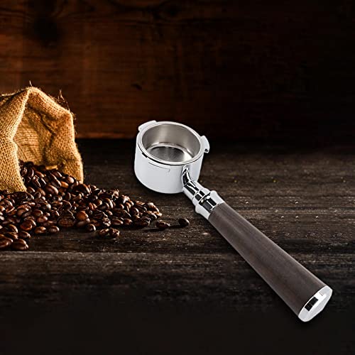 Gralara 51mm Coffee Portafilter, Filter Handle, Bottomless Portafilter for Espresso Machine Parts Replacement Accessories, Style B - Kitchen Parts America