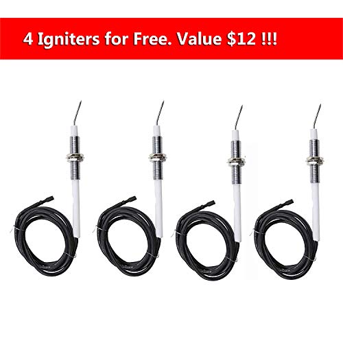 Hisencn Repair kit Replacement for Jenn Air 720-0337, 7200337, 720 0337 Gas Grill Model, 4pack Stainless Steel Burners Pipe Tube, Heat Plates Sheild Tent, Set of 3 Grill Cooking Grid Grates - Grill Parts America