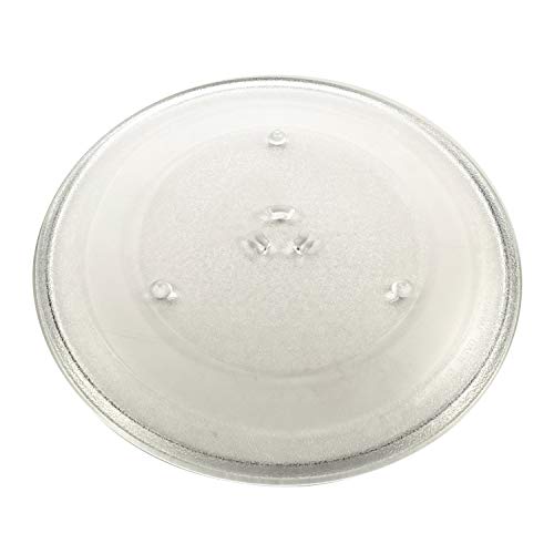 HQRP 13 1/2" Glass Turntable Tray fits Frigidaire 5304464116 5304509621 FFMV162LSA CFMV152CLBA CFMV157GBA CFMV162LBA FFMV1745TBA PLMV168CC1 Microwave Oven Cooking Plate 13-1/2-inch 345mm - Grill Parts America
