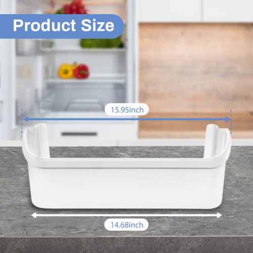 UPGRADE 2 Pack 240323001 Refrigerator Door Bin Shelf Compatible with Frigidaire & Kenmore Parts, Replace AP2115741, AH429724, EA429724, PS429724, 240323007, Only Fit Bottom Shelves - Grill Parts America