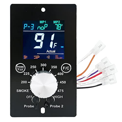 Pit Boss Control Board Digital Thermostat Kit Replacement for Universal  Grill and Smoker PID Control Board/Thermostat for Pit Boss/Traeger/Zgrill  Pellet Grill Smoker