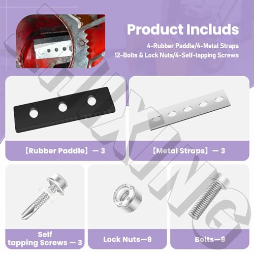 Partman Snowblower Impeller Kit Modification Kit Impeller Blower Universal Kits 1/4" 3-Blade Universal- Modifies 2-Stage Machine Snowblower Modification Kit