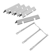 SafBbcue 7636 69787 Replacement for Weber Spirit 300 Flavorizer Bars Weber Spirit E310 Burner Tubes Cover Weber Spirit E310 E320 E330 SP320 SP310 Grill Parts 46510001 47510001 - Grill Parts America