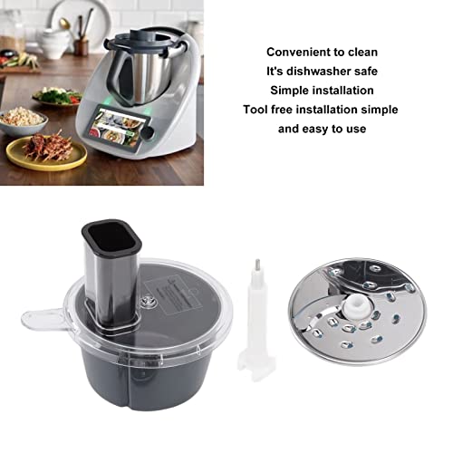Multifunctional Food Processor Container Cutter Kit, Dishwasher Safe Blender Electric Food Chopper Parts, Stainless Steel Fast Chopping Processor Blender Cutting Crush Disc Accessories for TM5 6 - Kitchen Parts America