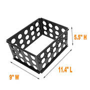 MixRBBQ Charcoal Grate & Charcoal Chamber Set for Dyna-Glo DGO1176BDC-D DGO1890BDC-D Vertical Offset Charcoal Smoker, Porcelain-Enameled Steel Charcoal Briquettes Basket Grill Accessory - Grill Parts America