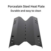 Hisencn Repair Kit for Members Mark BQ05046-6, BBQ Pro BQ05041-28, BQ51009, Sam's Club, Outdoor Gourmet BQ05037-2, BQ05046-6A Gas Grill Models, Burner Tube, Porcealain Steel Heat Plate, Burner Cover - Grill Parts America