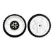 L.LUNZI Wheel Gear Assembly Replacement OEM Toro 115-4695 138-3216 22 inches / 55 cm RWD Recycler 8 inches Wheel Push Lawn Mower (Pack of 2) - Grill Parts America