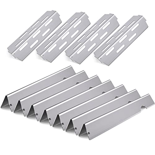 Cozilar Grill Flavorizer Bars Heat Deflectors BBQ Gas Grill Replacement Parts for Weber 66041, 66033, 66796, Weber Genesis II E-410, S-410, Genesis II LX E-440, S-440, 17” Stainless Steel Flavor Bars - Grill Parts America