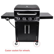 G408-0036-W1 Caster Socket Grill Replacement Parts for Charbroil Grill Wheels Caster Insert Char-Broil 463243518 463342119 463245917 463240115 Plastic 2” Rectangular Kenmore Caster Socket Insert 4Pcs - Grill Parts America