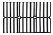GasSaf Grill Grates Replacement for Brinkmann 810-2410-S,810-2511-F,810-9415-W,810-7490-F, Charmglow 810-8410-F, Browning, Grillada & Others, Set of 3 Cast Iron Cooking Grate(17 3/4" x 8 15/16" each) - Grill Parts America