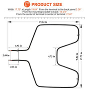 Beaquicy WB44T10010 Oven Bake Element Heating Element - Replacement for GE Oven Stove - Grill Parts America