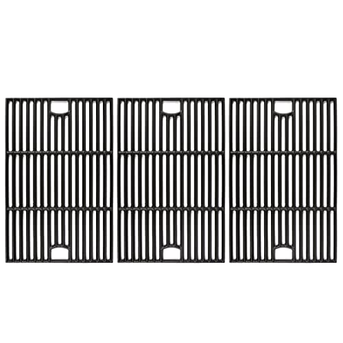 Hisencn 17 inch Grill Cooking Grates for Homedepot Nexgrill 720-0896 720-0896B 720-0896C 720-0896CP 720-0896E, Cast Iron Grate Grill Grid Replacement Parts for Nexgrill 720-0898 720-0898A - 3 Pack - Grill Parts America