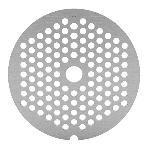 Meat Grinder Plate #7, 2-3/8" Stainless Steel Plate for Meat Grinder, Meat Grinder Discs for Kitchen Aid Mixer and Sausage Maker Attachment (Center Hole 8mm, Mince Holes 3mm) - Kitchen Parts America
