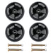 Lawn Mower Deck Wheel Kit Set of 4 Replaces 734-04155, 112-0677 Compatible with Cub Cadet, MTD, Troy Bilt & More 42" 46" 50" 54" Decks - Grill Parts America