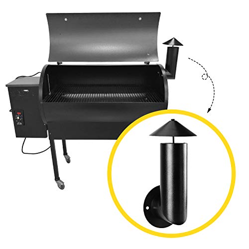 WADEO Pellet Grill Smoke Stack Replacement for Pit Boss, Traeger, Camp Chef and Other Pellet Grills Smokers - Grill Parts America