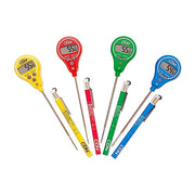 CDN Digital Lollipop Thermometer - Thermistor Thermometer with 4 Second Response Time, 4.3" Stem, Red - Grill Parts America