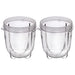 Joyparts Replacement Parts Cups Accessory Compatible with Original Magic Bullet 250W MB1001 Blender (2 12oz cups) - Grill Parts America