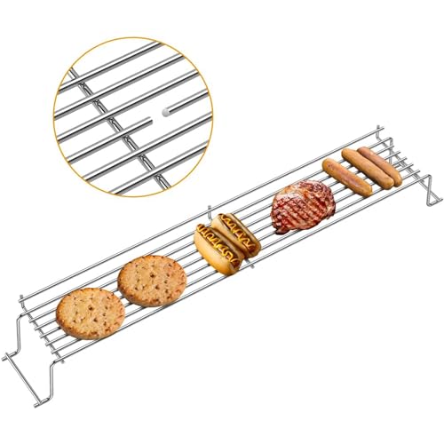 SafBbcue 65054 Warming Rack Replacement Parts for Weber Genesis E310 S310 E320 S320 E330 S330 EP310 CEP310 Grills 26.5" Warming Grates Weber 3741001 62749 81323 - Grill Parts America