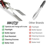 BBQ Croc 3-in-1 Barbecue Tool (15 inch & 18 inch with Flashlight) - Grill Parts America