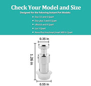 Steam Release Handle,Original Float Valve Replacement Parts with 3 Silicone Caps for Instant Pot Duo 3, 5, 6 and 8 Quart,Duo Plus 3, 6 QT by ZYLONE - Kitchen Parts America