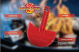 LavaLock Smok-n-Scrape Grill and Smoker Scraper, Residue Remover Cleaning Tool for Weber Kettle, Weber Smokey Mountain, UDS, WSM (Red Smoke-n-Scrape) - Grill Parts America