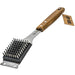 BBQ-Aid Grill Brush and Scraper for Barbecue – Grill Brush for Outdoor Grill with Extended, Large Wooden Handle and Replaceable Stainless Steel Bristles Head –No Scratch- BBQ Grill Brush for Any Grill - Grill Parts America