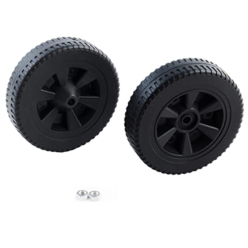 70-05-104 DGF493BNP DGF510SBP Wheels Grill Replacement Parts for Dyna Glo Grill Wheels DGH474CRP DGF510PBP-D DGH450CRP DGB515SDP-D DGF493PNP-D DGC313CNCP DGB463CNP Plastic Black BBQ Wheels 2 Pieces - Grill Parts America