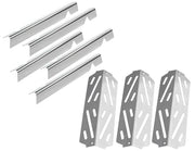 Hongso 17-1/8 inch Flavorizer Bars and 12-1/2 inch SS Heat Deflectors Grill Parts Repair Kit for Weber Genesis II 310, Genesis II LX 340, 300 Series (2017 and Newer) - Grill Parts America