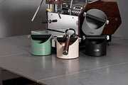 IKAPE Espresso Knock Box, Premium Coffee Knock Box, Space-Saving Coffee Dump Bin With Removable Knock Bar, and Non-Slip Base for Espresso Barista (Black) - Kitchen Parts America