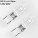 Microwave Light Bulb for GE Samsung Kenmore Maytag Elite Over The Stove Range Microwave Oven, Halogen Light Bulb with G8 Bi-pin Base 20W Under Microwave Light, Replaces WB25X10019 WB36X10213, 2 Pack - Grill Parts America