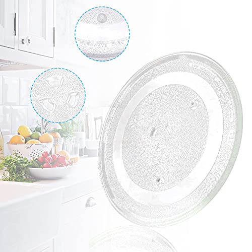 APPLIANCEMATES 11.25" Microwave Glass Turntable Plate Replacement Compatible with GE and Samsung- 11 1/4" Microwave Glass Turntable Tray Replaces WB49X10097,WB39X0078,WB49X10034,EAP651544,PS651544 - Grill Parts America