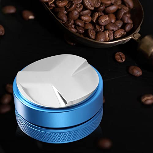 Espresso Distributor Tamper, Espresso Hand Tampers Coffee Machine Parts Coffee Leveler Coffee Distributor Tool for Cafe Home, 58mm 3 Angled Slopes - Kitchen Parts America