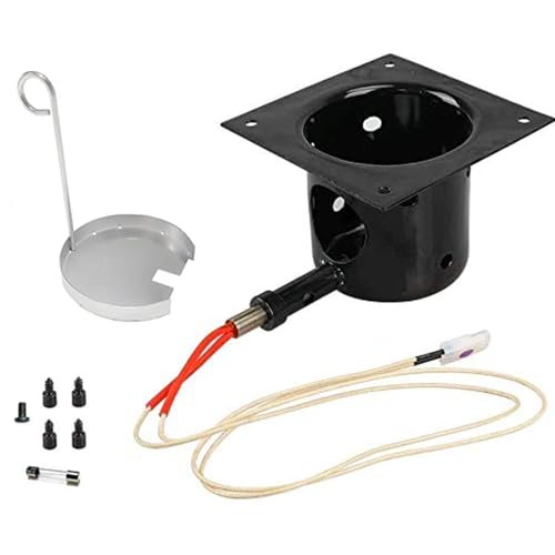 Universal Fire Burn Pot & Hot Rod Igniter Kit For Pit Boss Traeger Pellet Grills