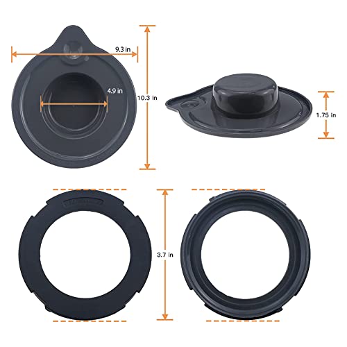 ELSOON Glass Bowl Cover Compatible with KitchenAid K5GB 5-QT Tilt-Head Stand Mixer - Grill Parts America