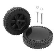 BBQration 2-Pack Grill Wheel and Hardware Replacement for Coleman LXE Roadtrip Grill, 6-inch Grill Wheel for Coleman Grill Roadtrip LXE ‎9949-2401 2000005493 2000006921 2000010225 2000010585 and More - Grill Parts America