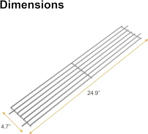 LS'BABQ 7513 Grill Warming Rack for Weber Spirit 700, Genesis 1000 to 5500 Grills,Raised Warming Rack Replacement Part for Weber Genesis Silver and Gold(B and C),Stainless Steel - Grill Parts America