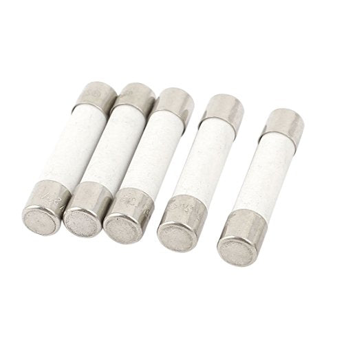 Microwave Fuse Ceramic Fuse Cartridge Fuse 20 Amp 250V Slow-Blow Compatible and Universal Replacement for GE WB27X10388 and Whirlpool Kenmore Other Microwaves 5 PCS Product Name - Grill Parts America