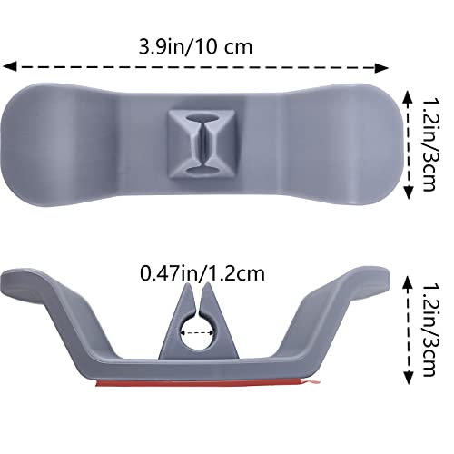 Siaomo Appliance Cord Organizer for Kitchen Appliances Cord Organizer Stick on Adhesive Cord Holder Keeper Tidy Cord Wrapper for Small Home Appliances (Grey+White) - Kitchen Parts America