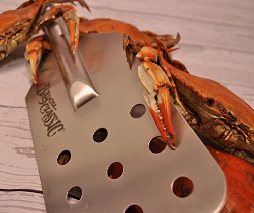Bayou Classic 1042 42-in Stainless Stir Paddle Perfect for Crawfish and Seafood Boils Durable 42-in Stainless Handle 4-in Wide Perforated Paddle - Grill Parts America