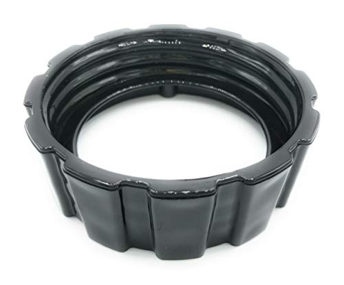 Blendin Replacement Bottom Base Ring Plastic Cap, Compatible with Hamilton Beach 990035900, HB908, 909, 919 Blenders (Black) - Kitchen Parts America