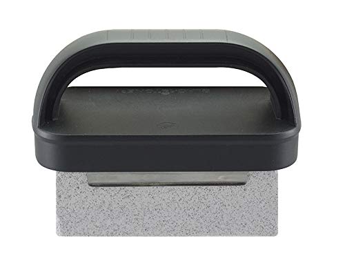 Blackstone 5060 Grill & Griddle Kit 8 Pieces Premium Flat Top Grill Accessories Cleaner Tool Set-1 Stainless Steel 6" Scraper, 3 Scouring Pads, 2 Cleaning Bricks, and 1 Handle, Black - Grill Parts America